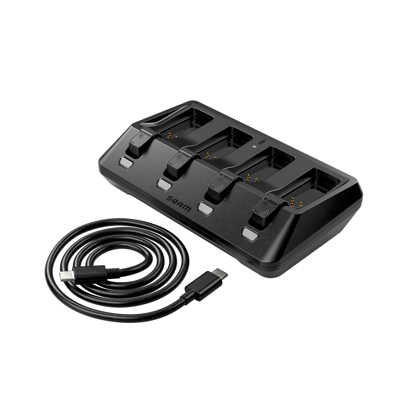 SRAM AXS 4-Battery Charger — USB-C Fast Charging Dock